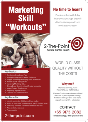 Design de Flyer par meet007 pour 2-the-Point Marketing Pte Ltd | Design : #17383990