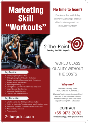 Design de Flyer par meet007 pour 2-the-Point Marketing Pte Ltd | Design : #17384132