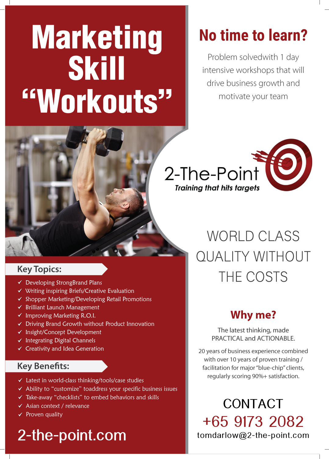 Design de Flyer par meet007 pour 2-the-Point Marketing Pte Ltd | Design #17384249