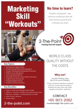 Design de Flyer par meet007 pour 2-the-Point Marketing Pte Ltd | Design : #17384249