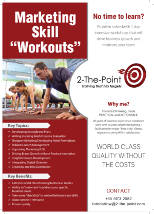 Design de Flyer par meet007 pour 2-the-Point Marketing Pte Ltd | Design : #17386489