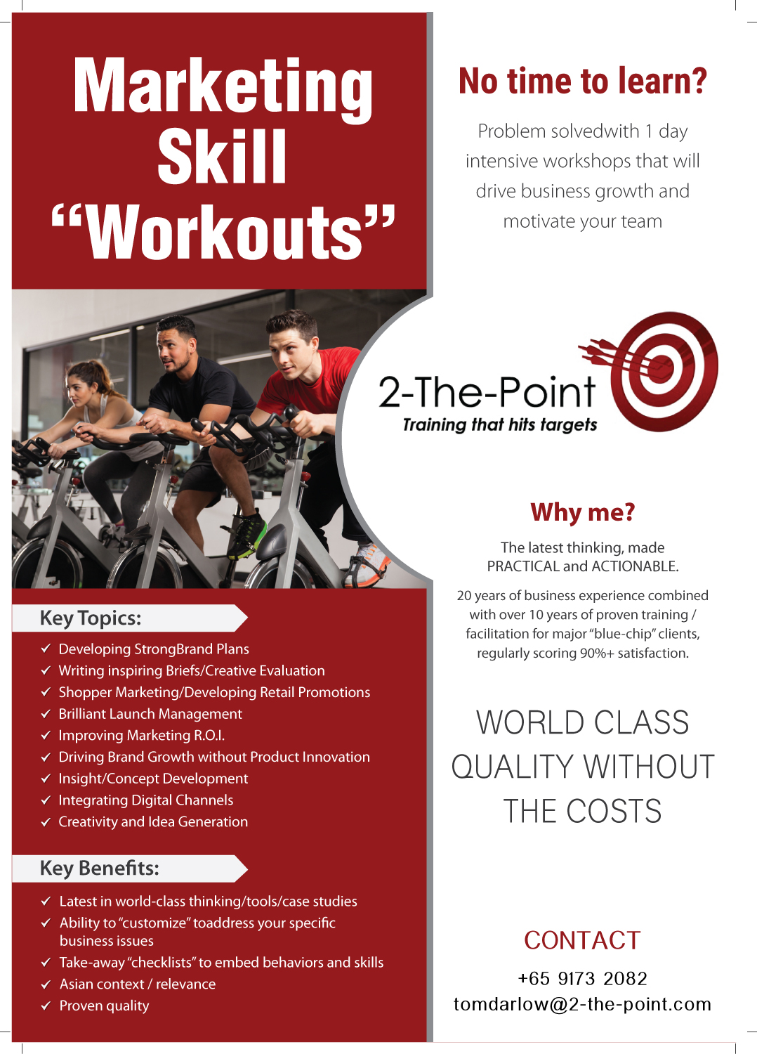 Design de Flyer par meet007 pour 2-the-Point Marketing Pte Ltd | Design #17386531