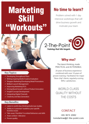 Design de Flyer par meet007 pour 2-the-Point Marketing Pte Ltd | Design : #17387725