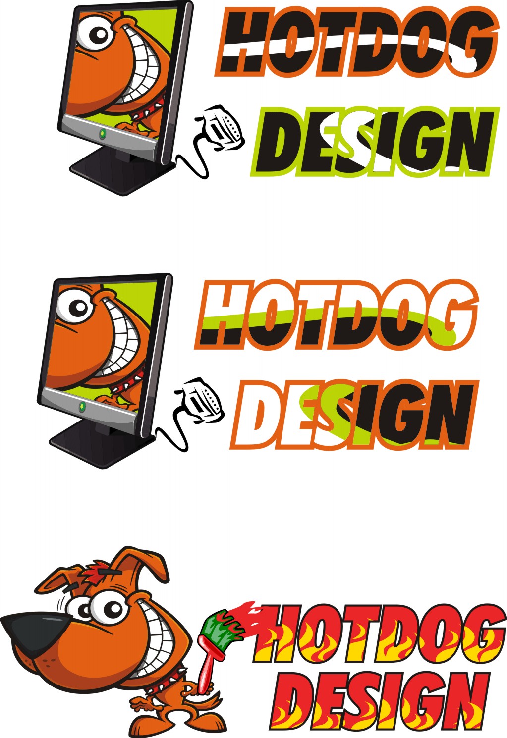 Logo Design by spirals for HotDog Design | Design #44254