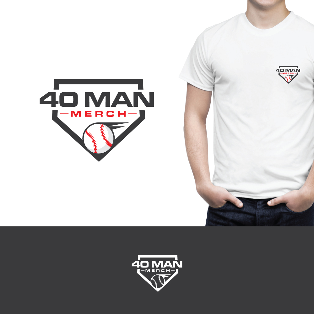 Design de Logo par ecorokerz pour 40 Man Merch | Design #17363398