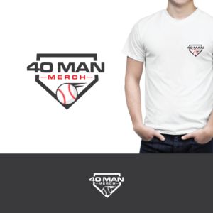 Design de Logo par ecorokerz pour 40 Man Merch | Design #17363398
