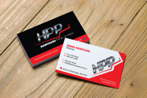 Business Card Design by JK18 for HAWCHARS PANEL & PAINT PTY LTD | Design: #17373224
