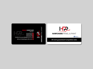 Business Card Design by Creations Box 2015 for HAWCHARS PANEL & PAINT PTY LTD | Design: #17383212