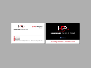 Business Card Design by Creations Box 2015 for HAWCHARS PANEL & PAINT PTY LTD | Design: #17383213
