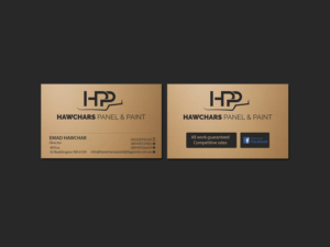 Business Card Design by Creations Box 2015 for HAWCHARS PANEL & PAINT PTY LTD | Design: #17383216