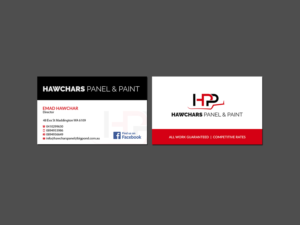 Design de Carte de Visite par Creations Box 2015 pour HAWCHARS PANEL & PAINT PTY LTD | Design : #17383782