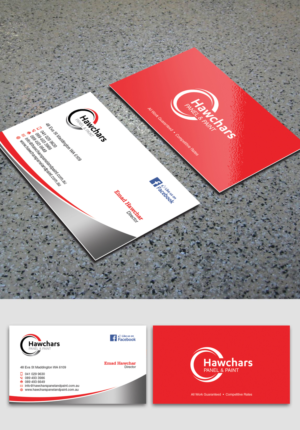 Business Card Design by OxonoArt for HAWCHARS PANEL & PAINT PTY LTD | Design: #17444396