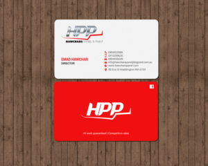 Design de Carte de Visite par chandrayaan.creative pour HAWCHARS PANEL & PAINT PTY LTD | Design : #17377178