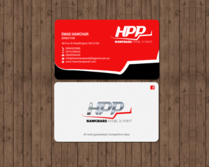 Business Card Design by chandrayaan.creative for HAWCHARS PANEL & PAINT PTY LTD | Design: #17377180
