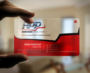 Business Card Design by chandrayaan.creative for HAWCHARS PANEL & PAINT PTY LTD | Design: #17377213
