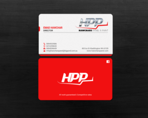 Business Card Design by chandrayaan.creative for HAWCHARS PANEL & PAINT PTY LTD | Design: #17377384