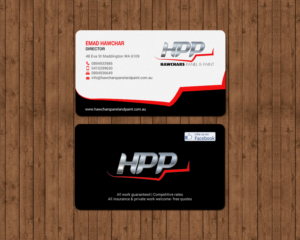 Business Card Design by chandrayaan.creative for HAWCHARS PANEL & PAINT PTY LTD | Design: #17389146