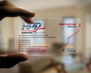 Business Card Design by chandrayaan.creative for HAWCHARS PANEL & PAINT PTY LTD | Design: #17389150