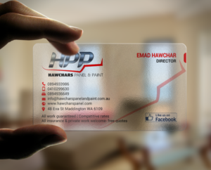 Business Card Design by chandrayaan.creative for HAWCHARS PANEL & PAINT PTY LTD | Design: #17389154