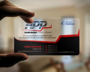 Business Card Design by chandrayaan.creative for HAWCHARS PANEL & PAINT PTY LTD | Design: #17447518