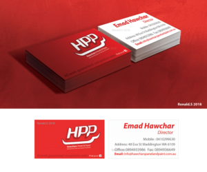Design de Carte de Visite par Rons. pour HAWCHARS PANEL & PAINT PTY LTD | Design : #17393039