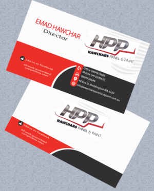 Design de Carte de Visite par abdeddine14 pour HAWCHARS PANEL & PAINT PTY LTD | Design : #17381485