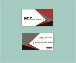 Design de Carte de Visite par kajal 3 pour HAWCHARS PANEL & PAINT PTY LTD | Design : #17409829