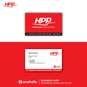Design de Carte de Visite par amalhatta.my pour HAWCHARS PANEL & PAINT PTY LTD | Design : #17371507