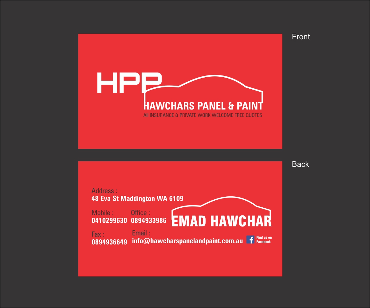back of business card quotes