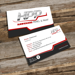 Design de Carte de Visite par Sergio Medina pour HAWCHARS PANEL & PAINT PTY LTD | Design : #17381129