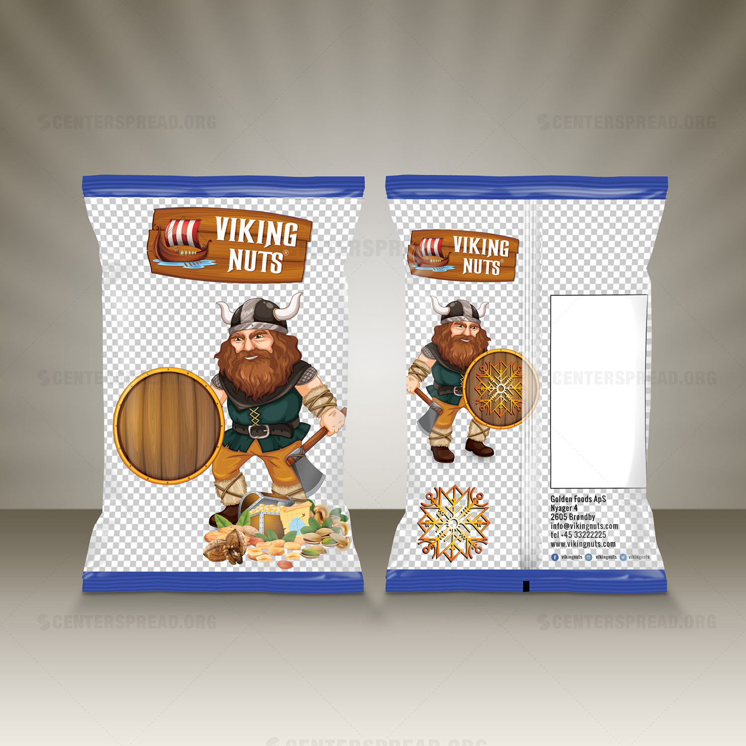 Packaging Design by CENTERSPREAD for Golden foods ApS | Design #17550246