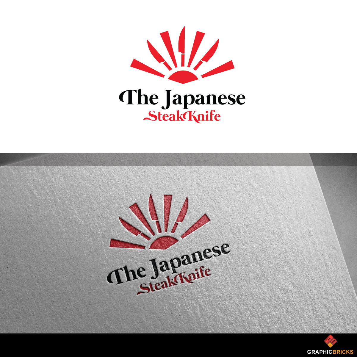 Logo-Design von Graphic Bricks für The Japanese Steak Knife | Design #17498223