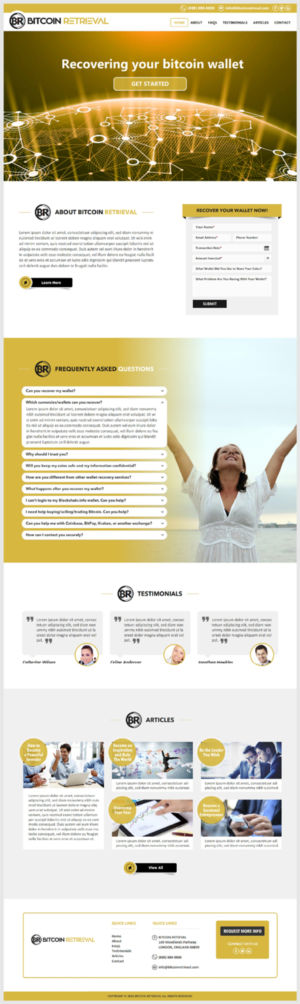Web Design par -Marc- pour ce projet | Design : #17469287