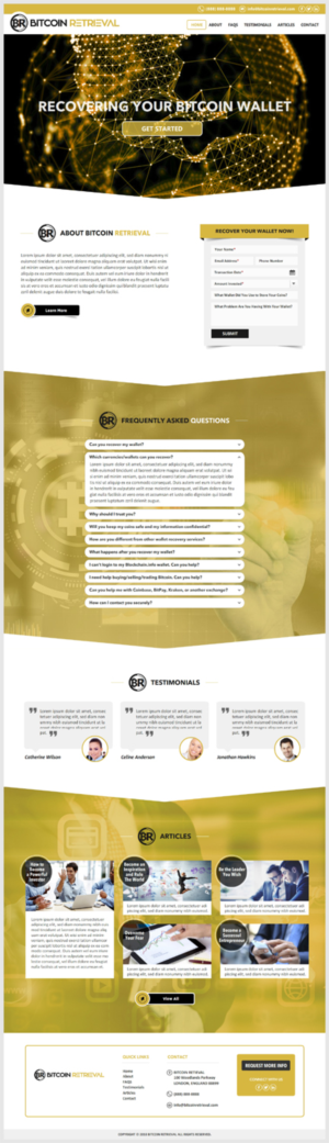 Web Design par -Marc- pour ce projet | Design : #17469631