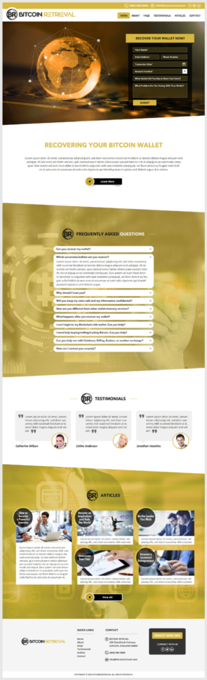 Web Design par -Marc- pour ce projet | Design : #17469777