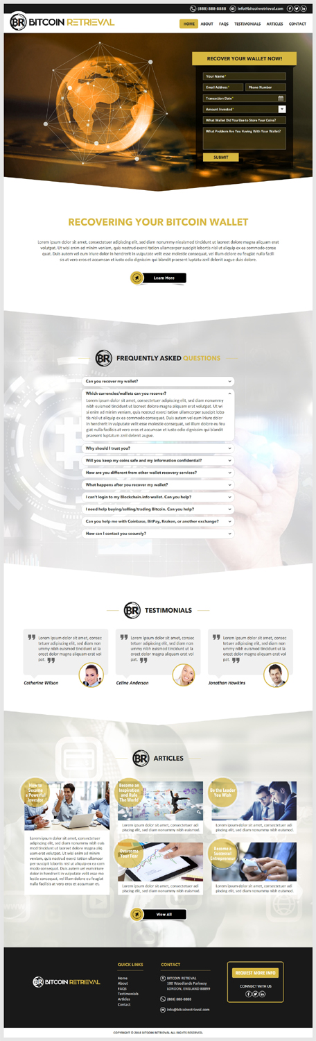 Web Design par -Marc- pour ce projet | Design #17469930