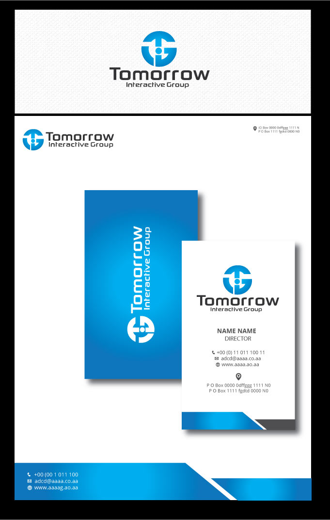 Logo Design by zebronicgraphic for Tomorrow Interactive | Design #17377164