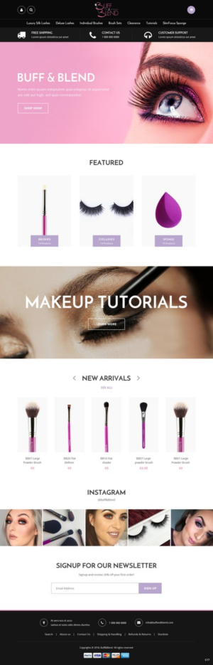 Web Design by pb for Buff and Blend | Design: #17403364