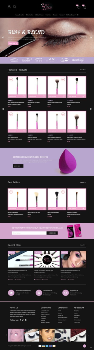Web Design by pb for Buff and Blend | Design: #17403365