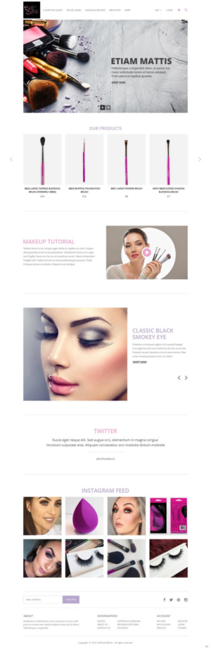 Web Design by pb for Buff and Blend | Design: #17403366