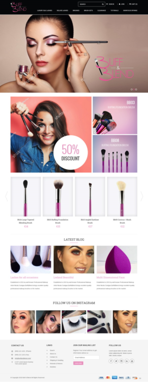 Web Design by pb for Buff and Blend | Design: #17414534