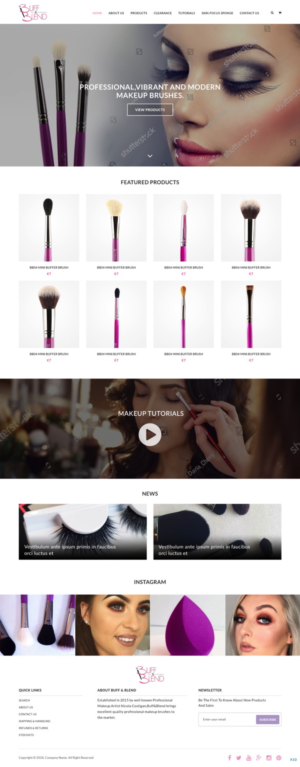 Web Design by pb for Buff and Blend | Design: #17414535