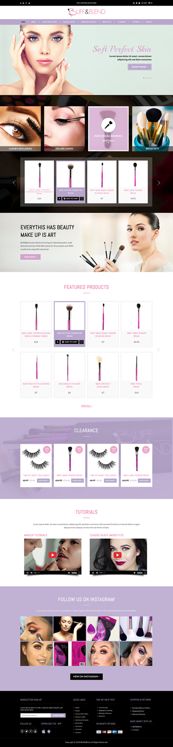 Web-Design von Sbss für Buff and Blend | Design #17869280
