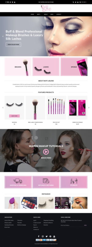 Web Design by Atom for Buff and Blend | Design: #17890265