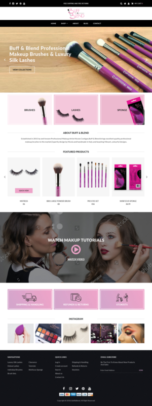 Web Design by Atom for Buff and Blend | Design: #17890292