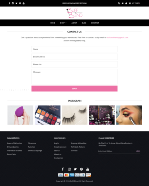 Web Design by Atom for Buff and Blend | Design: #18072139