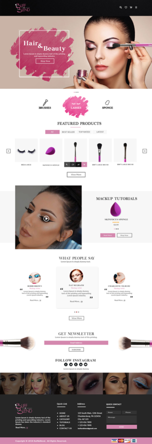 Web Design by bdesigner9 for Buff and Blend | Design: #17455413