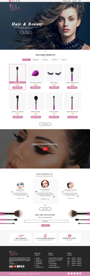 Re-Design of existing Shopify Website | Web-Design von bdesigner9