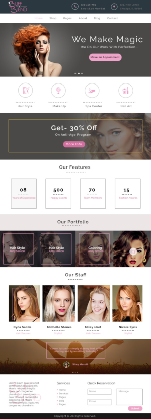 Web Design by e-graphics for Buff and Blend | Design: #17409062