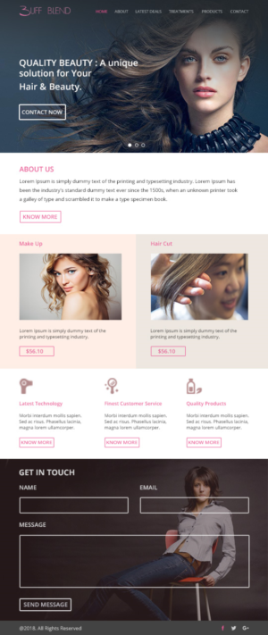 Web Design by e-graphics for Buff and Blend | Design: #17409619